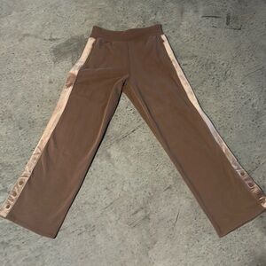 Athleta Retroplush Straight Leg Velvet Trim Pant